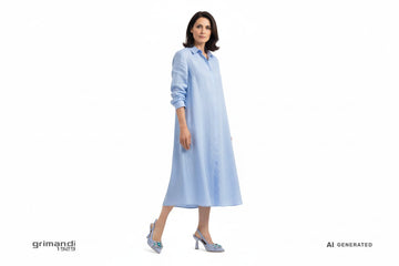 Outfit Chemisier E1851Q donna 40 - AI-Generated Model