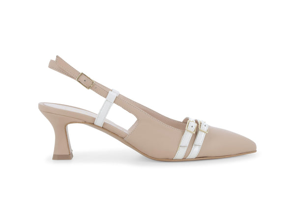 Melluso Calzature Slingback Bianco - Articolo E1690Q-260404