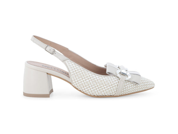 Melluso Calzature Slingback Bianco - Articolo V311Q-260935