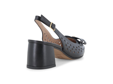 Melluso Slingback Donna Nero Primavera Estate - V314-257201