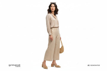 Outfit Lino Rafia Melluso - AI-Generated Model