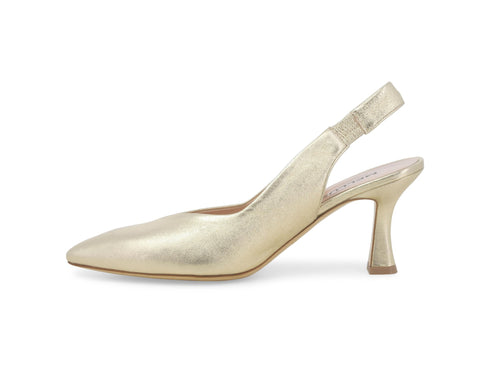 Melluso Slingback Pelle Oro - Dettaglio laterale D168Q-257323