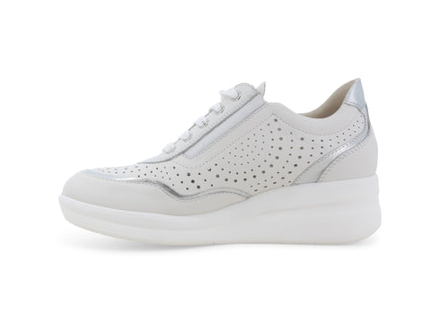Melluso Sneaker Pelle Bianco - Dettaglio laterale R20258Q-255730