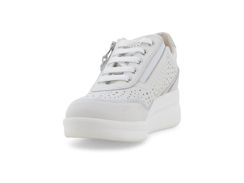 Melluso Sneaker Pelle Bianco - Dettaglio punta R20258Q-255730