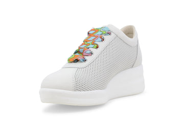 Melluso Sneaker Pelle Bianco - Dettaglio punta R20245Q-255735