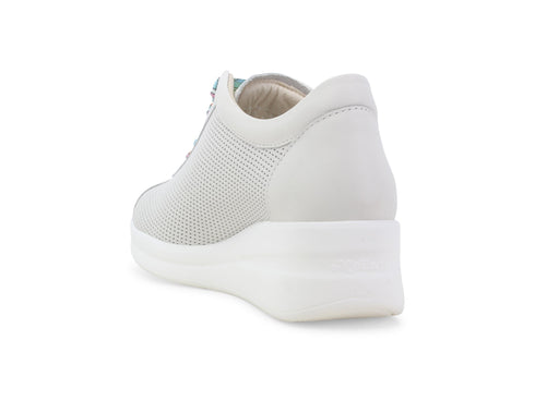 Melluso Sneaker Pelle Bianco - Dettaglio tacco R20245Q-255735
