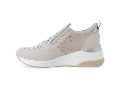 Melluso Sneaker Pelle Beige - Dettaglio laterale K56233-254749