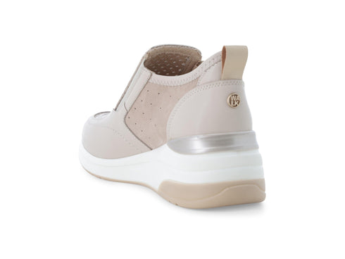 Melluso Sneaker Pelle Beige - Dettaglio tacco K56233-254749