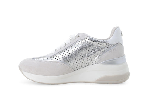 Melluso Sneaker Pelle Grigio - Dettaglio laterale K56231-254746