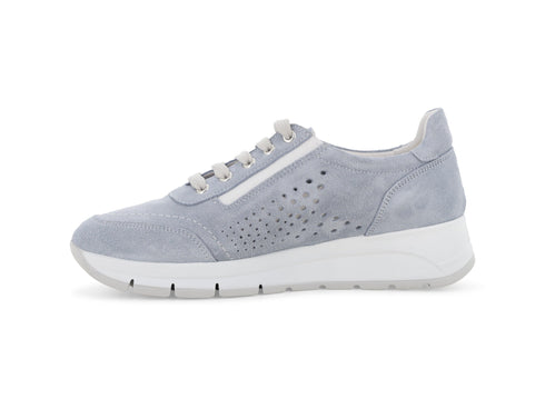 Melluso Sneaker Camoscio Grigio - Dettaglio laterale R20096-255830