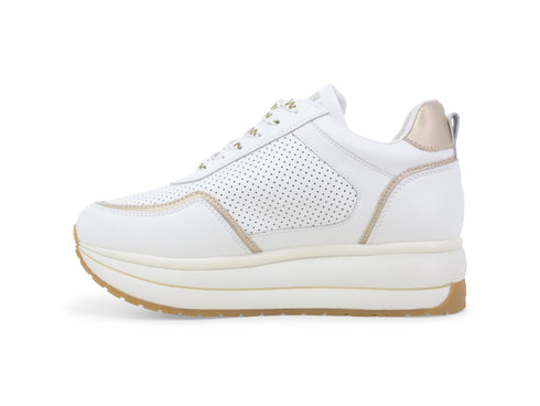 Melluso Sneaker Pelle Bianco - Dettaglio laterale K60039BK-260856