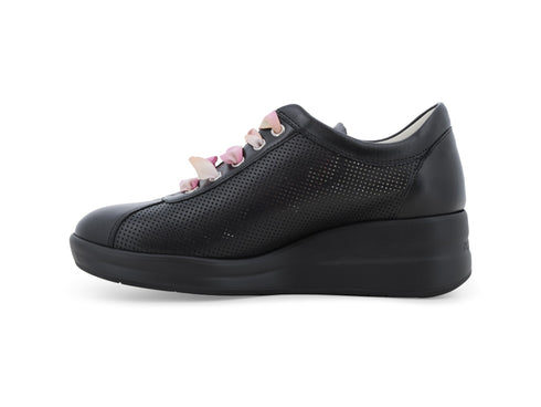 Melluso Sneaker Pelle Nero - Dettaglio laterale R20245Q-260754