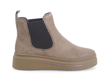 Melluso Stivaletti Chelsea Suola Cassetta Tomaia Camoscio Beige K55473-227867