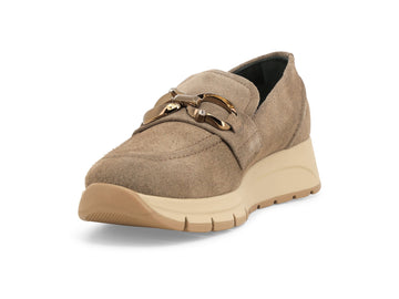 Melluso Mocassini Camoscio Beige - Dettaglio punta R25089Q-264193