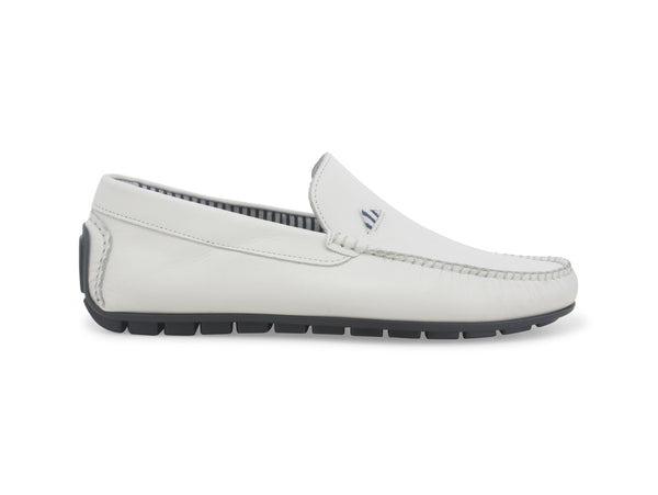 Melluso Uomo Mocassino Casual Estivo Tomaia Pelle Bianca U16017W-232982