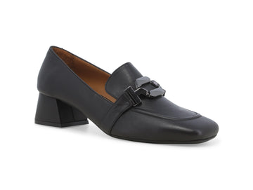 Melluso Loafers Made in Italy Medium Heel Leather Upper