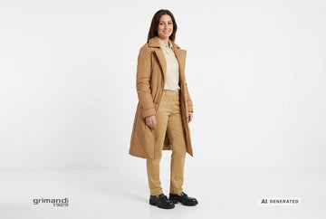 Mocassini Melluso con trench cammello e chino sabbia. Outfit 2