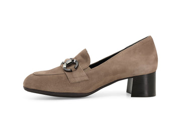 Melluso Mocassino Camoscio Beige - Dettaglio laterale X5354Q-264828