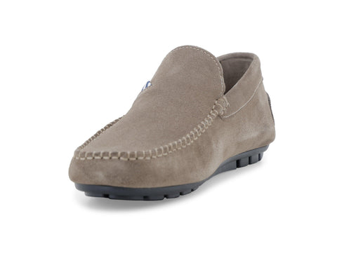 Melluso Mocassino Camoscio Beige - Dettaglio punta U16017Q-257219