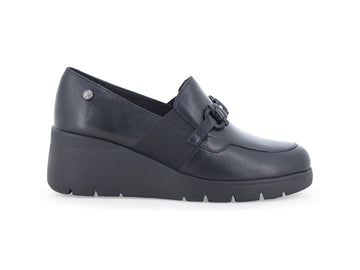 Melluso Mocassini Donna in Pelle Nera con Zeppa K55301-261416