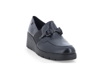 Calzature Melluso Donna comode: mocassini in pelle nera K55301-261416