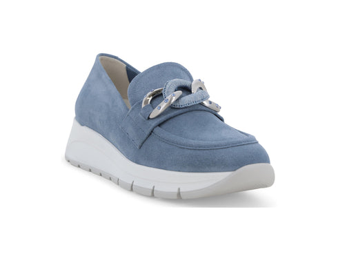 Melluso Mocassino Donna Blu comode - R20091-255815