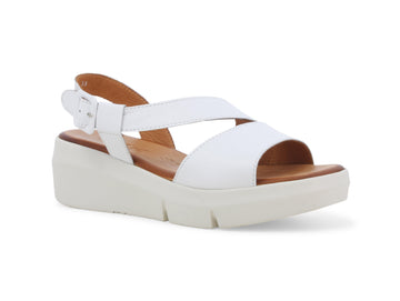 Melluso Sandalo Donna Comfort con Zeppa Platform in Pelle