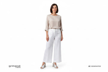 Melluso Slingback Perlato - Palazzo Lino Urban Chic - AI-Generated Model
