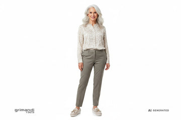 Outfit Preppy Melluso 01087Q Beige - AI-Generated Model