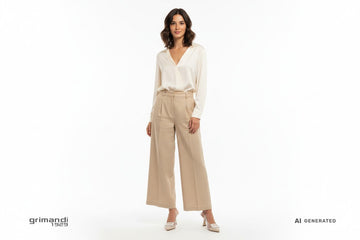 Outfit Palazzo Lino Melluso Mesh - AI-Generated Model