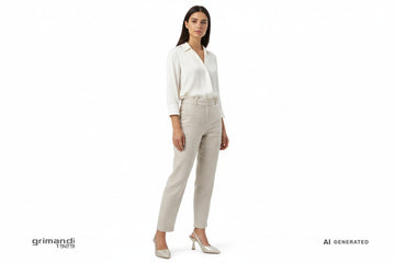 Outfit Giorno Champagne Melluso - AI-Generated Model
