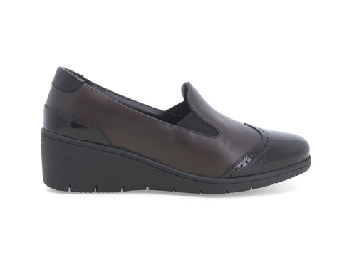 Melluso Scarpe Slip-on Invernali Zeppa Comfort Tomaia Pelle Marrone K91615D-229292