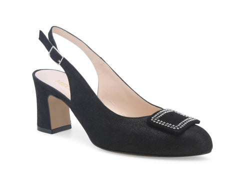 Melluso Décolleté Comodo Elegante Cerimonia Slingback in Pelle