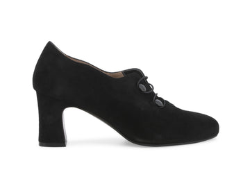 Melluso Scarpe Eleganti Accollate Senza Stringhe Tomaia Camoscio Nero X5216W-244683