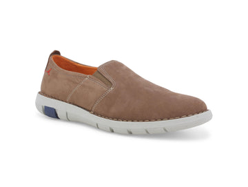 Melluso Men's Lightweight Slip-on Summer Shoes Upper Nabuk Leather