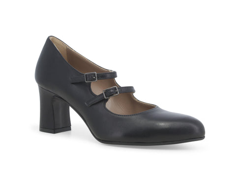 Melluso Décolleté Comodo Elegante 2 Cinturini Tomaia Pelle