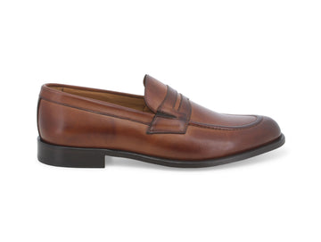 Melluso Uomo Mocassini Classici con Fascetta Tomaia Pelle Marrone U90605W-236821