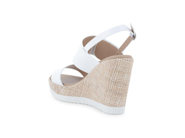 Melluso Sandalo Pelle Bianco - Dettaglio tacco 031001-260167
