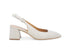 Melluso Slingback Donna Made in Italy Primavera Estate Pelle Bianco Milk D179Z-243774