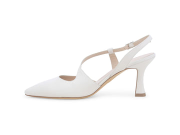 Melluso Slingback Pelle Bianco - Dettaglio laterale E1634Q-257107
