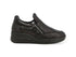 Melluso Slip-on Donna Nera in Pelle con Zeppa e Zip Laterale R25634Z-254548