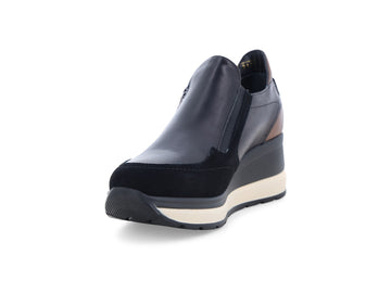 Melluso Sneaker Camoscio Nero - Dettaglio punta R25552Q-264177