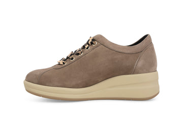 Melluso Sneaker Camoscio Beige - Dettaglio laterale R25656Q-264130