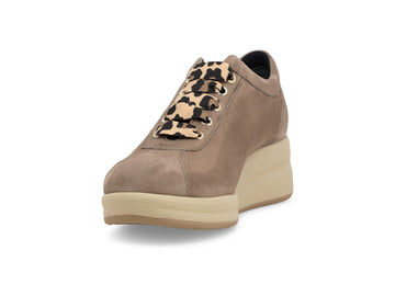 Melluso Sneaker Camoscio Beige - Dettaglio punta R25656Q-264130