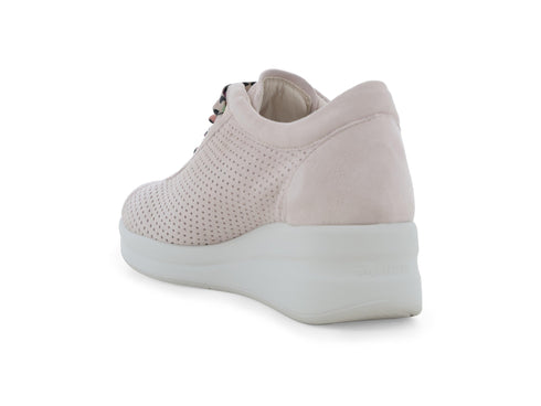 Melluso Sneaker Camoscio Rosa - Dettaglio tacco R20245Q-255736