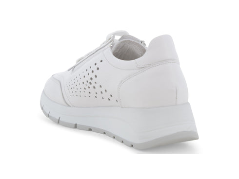 Melluso Sneaker Pelle Bianco - Dettaglio tacco R20096-255829