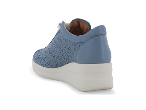 Melluso Sneaker Pelle Blu - Dettaglio tacco R20265-256381