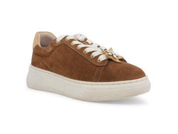 Melluso Women's Sneakers Jewel Details Suede Upper