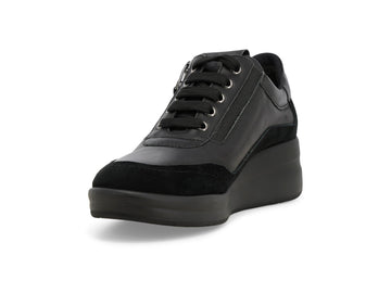 Melluso Sneakers Pelle Nero - Dettaglio punta R25655Q-264125
