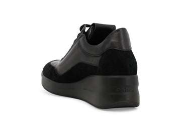 Melluso Sneakers Pelle Nero - Dettaglio tacco R25655Q-264125